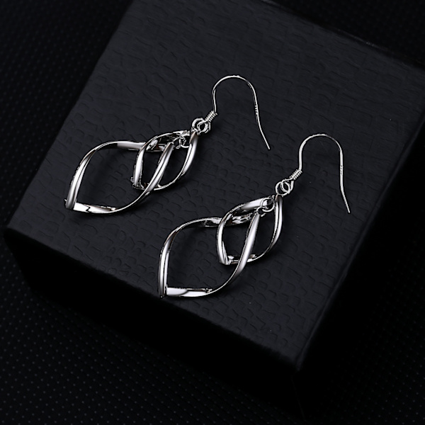 Tåardrop örhängen - Designer silver örhängen drop örhängen för kvinnor mode premium drop örhängen, silver
