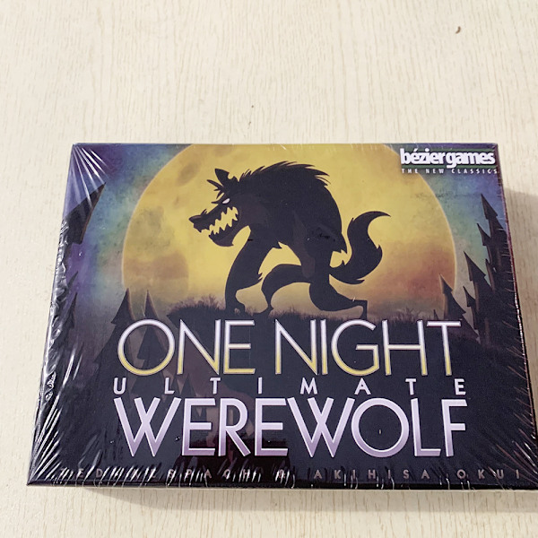 Brætspil One Night Werewolf Black