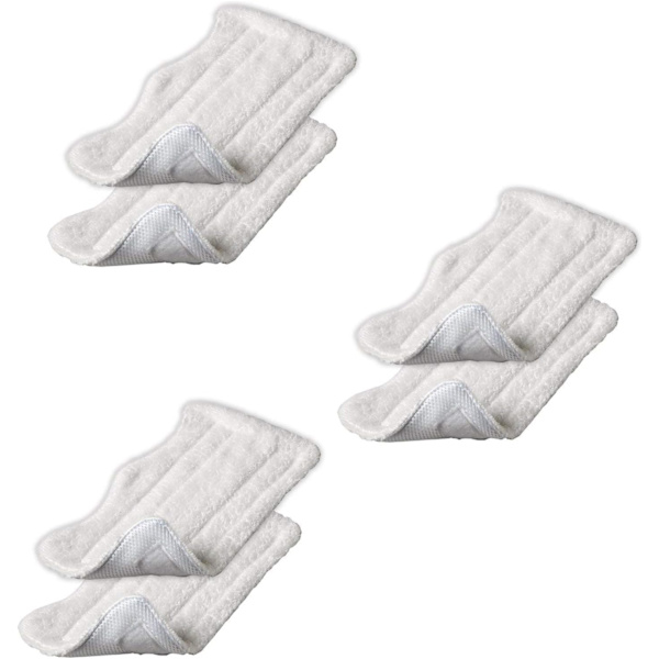 Paket med Mikrofiber Rengöringsdynor för Shark Ångmopp S3101 S3202 S3250 S3251