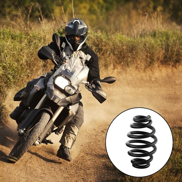 Par Motorsykkel Tønnefjær, Setefjærsett, Setefjær, for Motorsykkel Setefjær, Bøttefjær, Motorsykler for Generell Bruk (Svart)