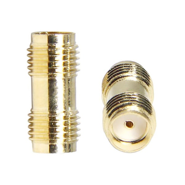 SMA Hon till SMA Hon RF Koaxial Adapter Guldpläterad Adapter för Wi-Fi Antennförstärkare Radiosignalförlängningskabel (10-pack)