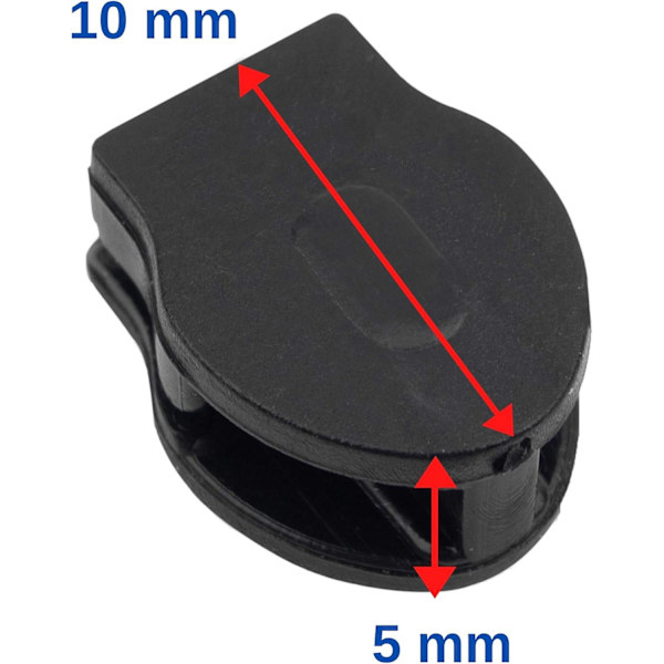 Udskiftningsskyder til sengelinned, #3 skyder, 10 stk., sort, til 4,5 mm bredde spiral nylon lynlåse, reparationslynlås til sengelinned