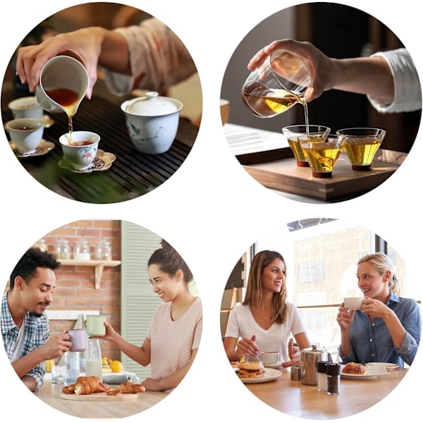 2 STK. Te-kugle, Te-infuser, Te-filter i rustfrit stål til te, Te-si-kugle i mesh, til te, krydderier og smagsstoffer