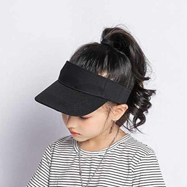 Kids Visor Sun Hat Adjustable Athletic Sports Hat 6 to 12 Years O