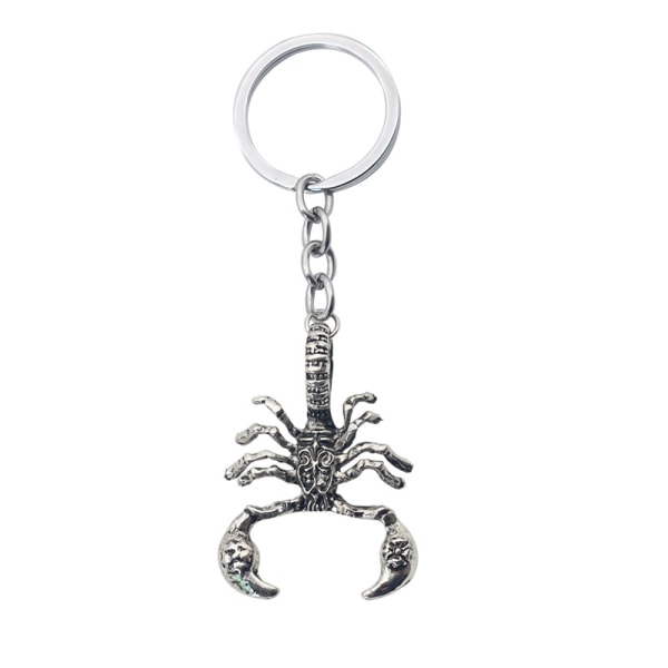 Metall Scorpion Nyckelring Scorpio Zodiak Horoscope Sign Keyring Key