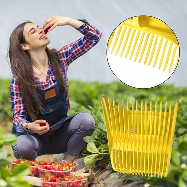 Fruktplockningsverktyg, plastfruktplockarkorg, bekväma fruk