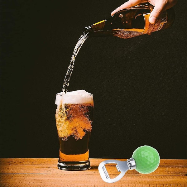 Golfboll Flasköppnare, Golfer Beer Present Nyhetsobjekt Golföl