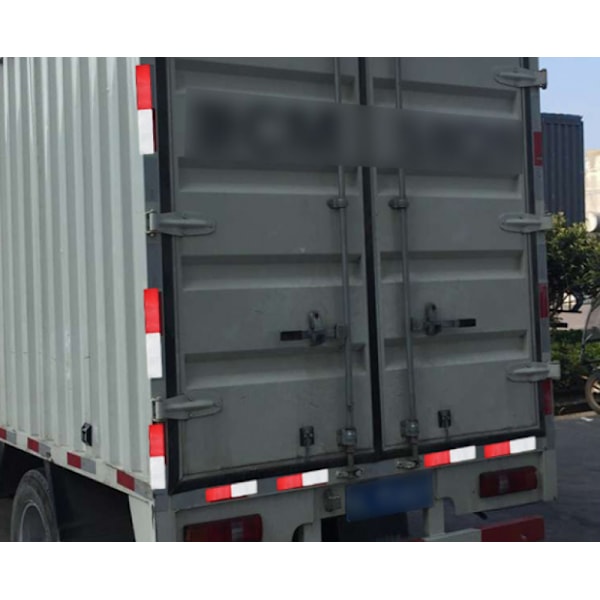 2 stk. Rektangulær Reflektor E9 Godkendt, Trailerreflektor, Stolpe Reflektorer, Reflektorer til RV Campingvogne Lastbil Cykel Bugsering (Rektangulær-Selvklæbende)