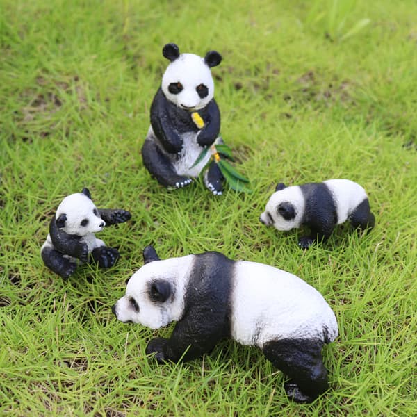 4-pak legetøj mode dyrelegetøj actionfigurer zoopark simulering