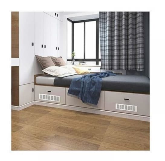 Rektangulær ventilationsrist til ideel ventilation, Rektangulær ventilationsrist, 80 x 300 mm, 2 stk, hvid