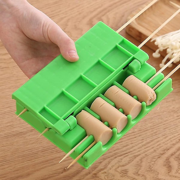 Multifunktionell Kebab Bärbar Utomhus Snabbt Köttspett Box Gadget