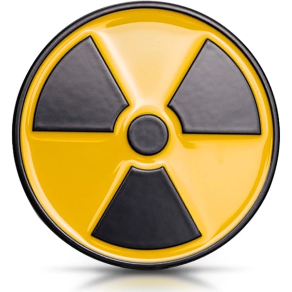 Kjernefysisk stråling advarsel bil klistremerke, Nuke Radioactive Sign Meta