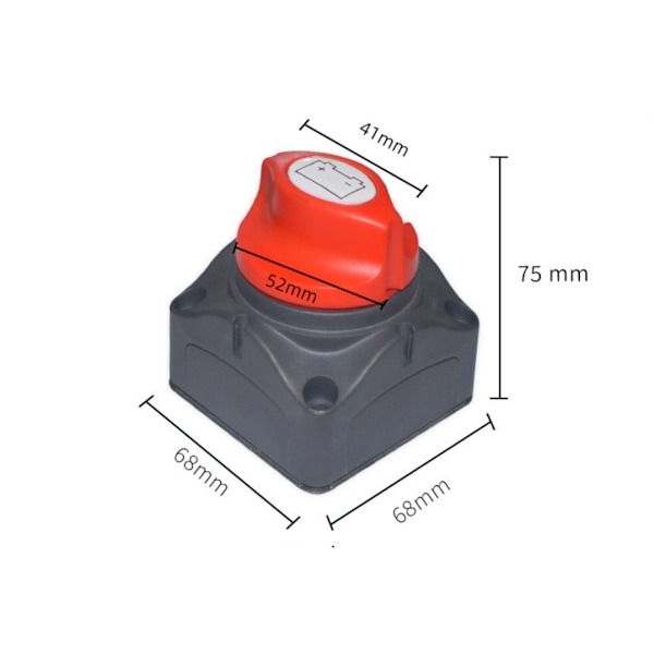 Akkuvirtakytkin 12V akun katkaisu 1-2-molemmat-OFF, akku