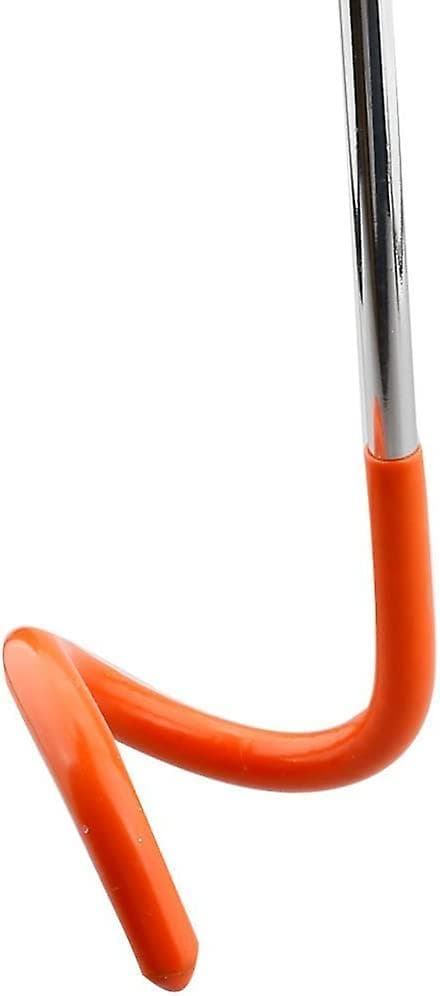 Camping krog ophæng, 2 sæt af multifunktionelle lampe krog (orange)