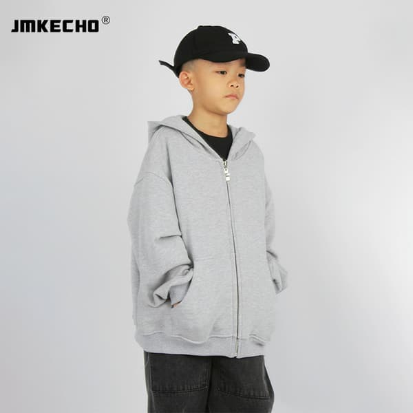 Fleece-hettegensere med glidelås for småbarn og babygutter