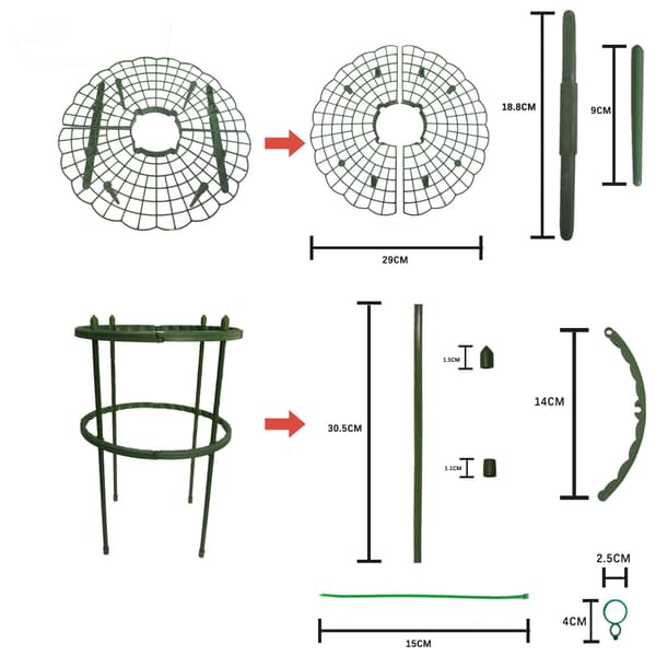 1 Set Plant Vine Support Plant Vine Support Vine Climbing Rack Ga