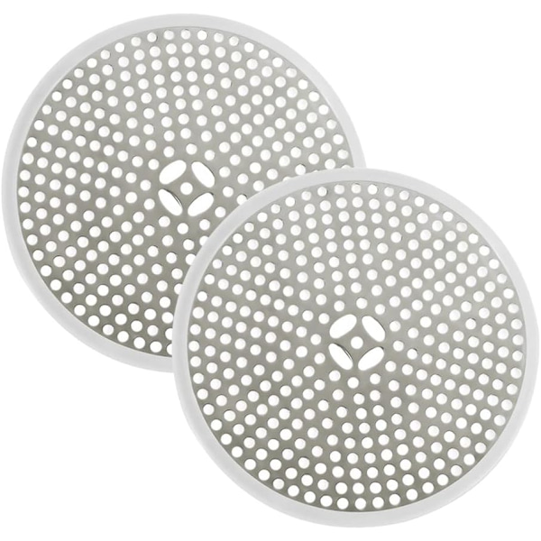 2-pack duschbrunnsfilter, avloppsstoppfilter, hårfångare, 11,8c