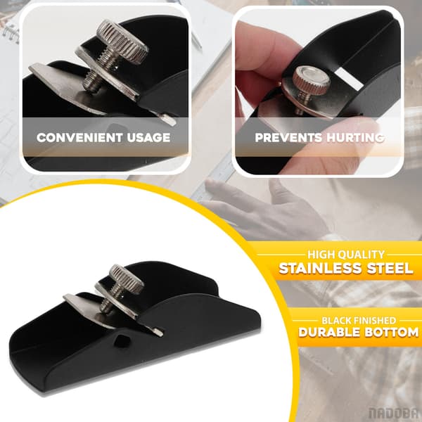 Mini Håndplan, Liten Aluminium Plan, Mini Snekkerplan, Trebearbeiding Snekkerverktøy, DIY Tre
