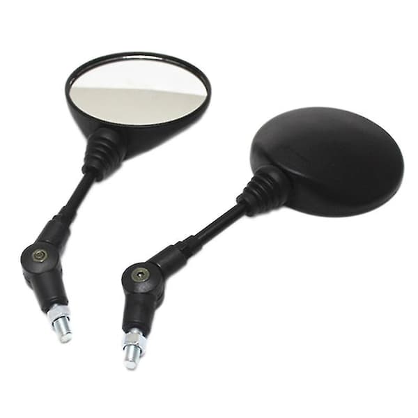 1 par Universal Fällbar Motorcykel Sidospegel 10mm För