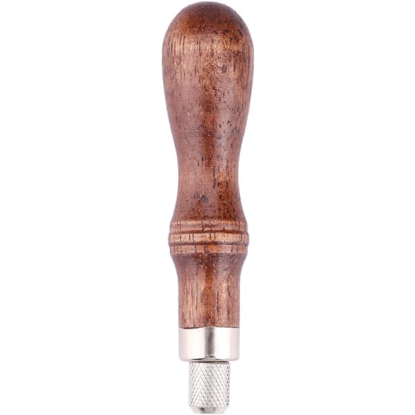 Nahkaompelu-ulna, 4 in 1 puukahvainen nahkaompelu-ulna DIY L