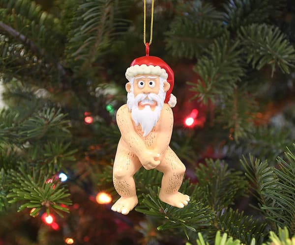 Tree Buddees Sjove Nøgne Julemand Upassende Julepynt