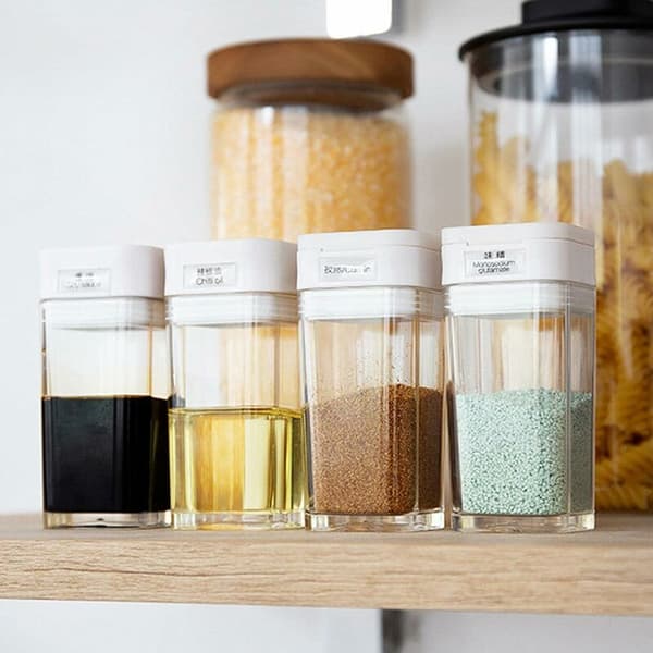 Kryddbehållare Organizer - 4 st Salt Shaker för kök,
