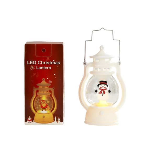 LED Julepynt Lanterne Lys Julemand Glædelig Jul