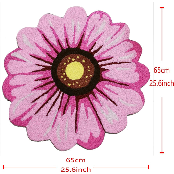 Velkommen Matte Søt Dørmåtte Personlig Håndlaget Kreativ Sol Blomst