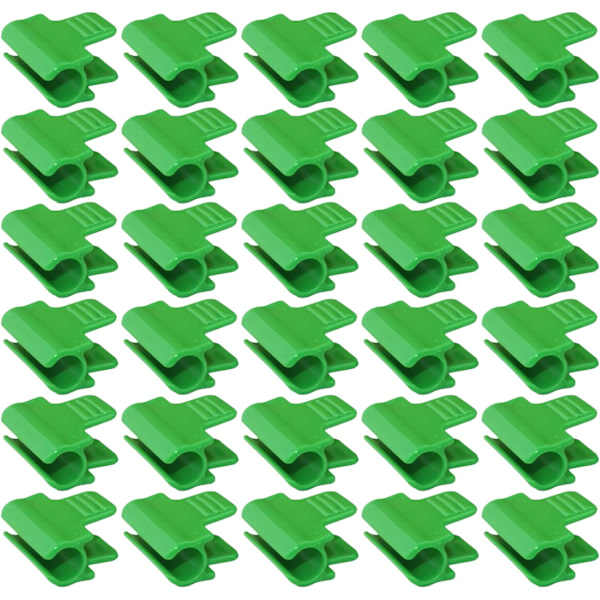 30 drivhusklemmer for drivhusfester 11mm drivhusklips plante