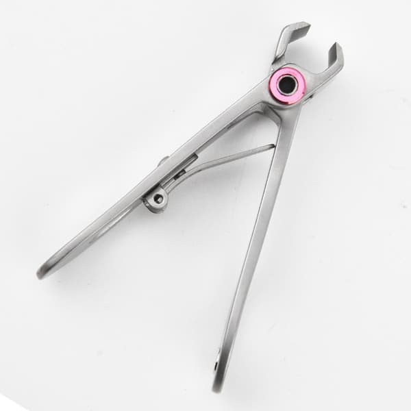 Professionelle Negleklippere til Fingre i Rustfrit Stål Pink 7cm