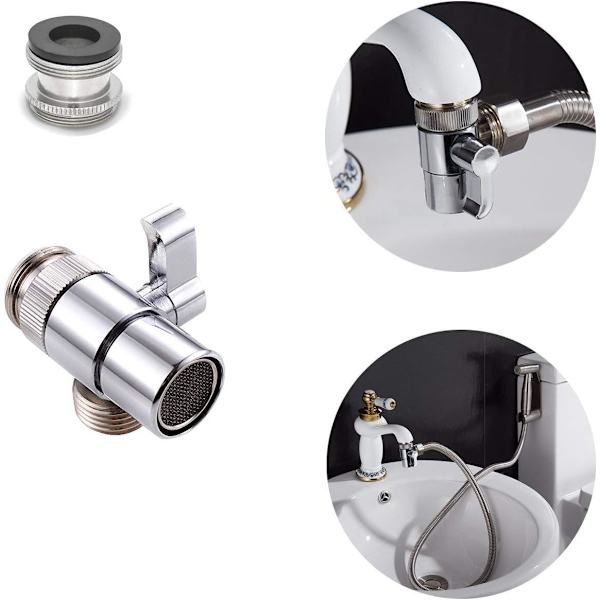 Handduschduschkomponenter Diverter Adapter Duschsystem Diskho Kran Re