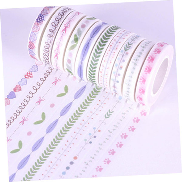 10 kappaletta koristeteippiä Washi-teippisarja Washi-teippisarja D