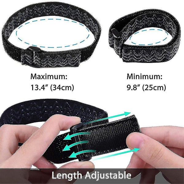 Støvle Stropper, 1 Par Knæ Støvle Stropper Af Elastisk Justerbar