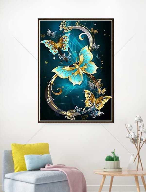 Lämplig för vuxna och barn 5D Diamond Painting kit, DIY Com