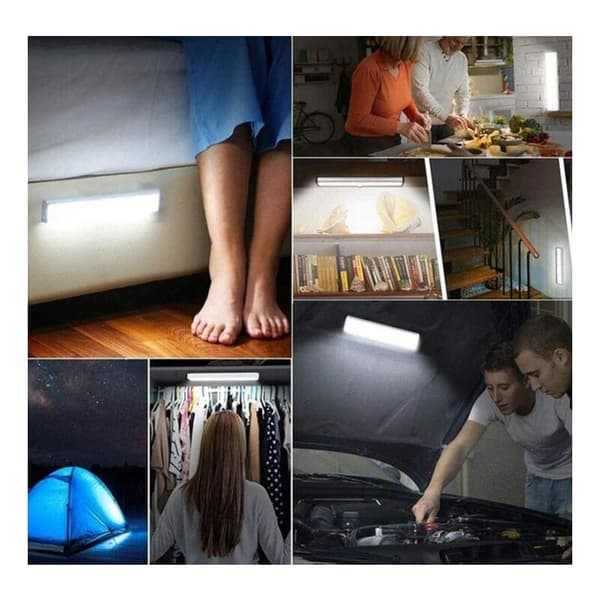10 LED trådlös spotlight rörelsesensor inomhus skåpbelysning, LED
