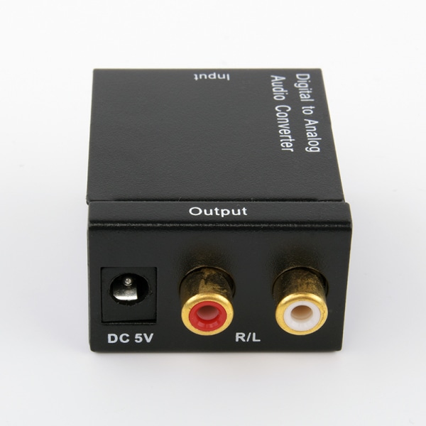 Digital till analog audio koaxial omvandlare fiberoptisk till analog s