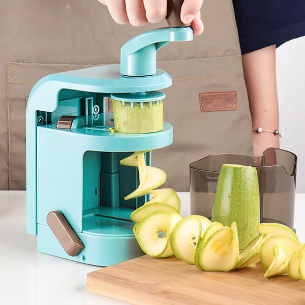 Grøntsagsspiralizer - 4 indbyggede spiraliseringsblade