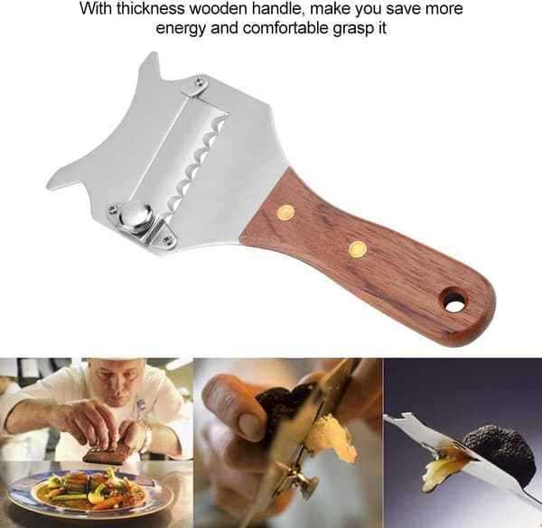 Tryffelhyvel, Rostfritt stål Tryffelostslicer, Justerbar