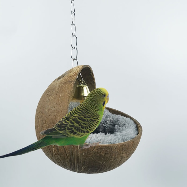 Lintujen pesimäpesä, luonnollinen kookoskuoren lintujen siitoshäkki