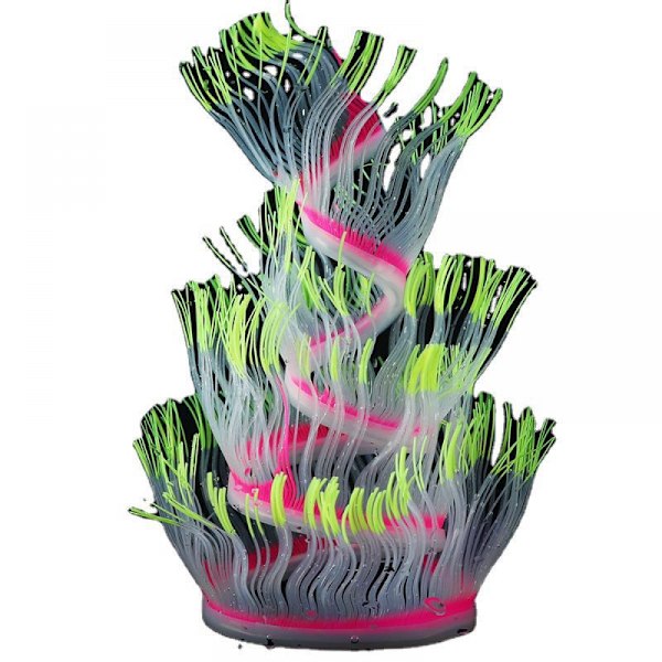 Aquarium Decorations Artificial Sea Anemone Glowing Silicone Plants for Fish Tanks