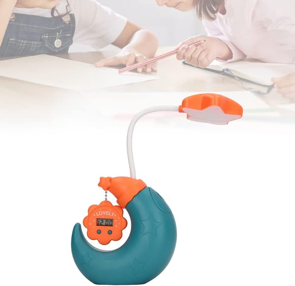 Barne skrivebordslampe Penneholder Skrivebordslampe Øyebeskyttelse Liten USB
