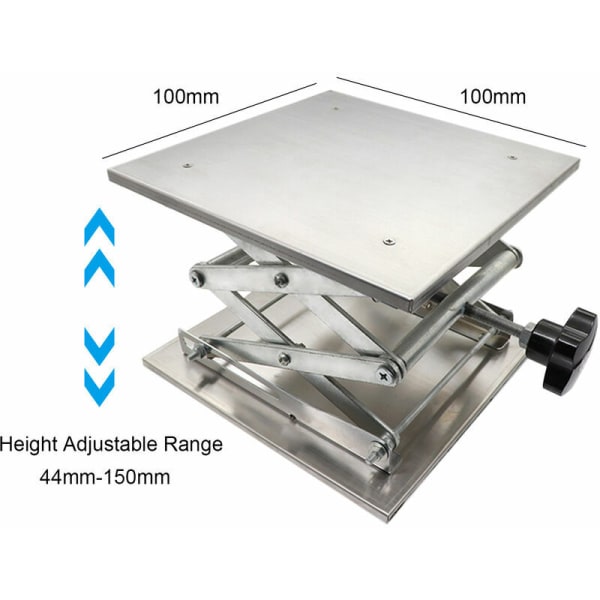 Rostfritt stål lyftbord Mini rack lyftplattform Laboratorium
