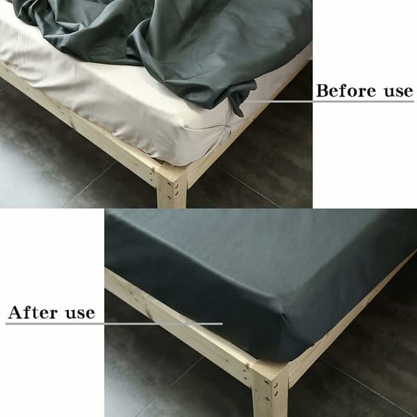4-delad justerbar rem under soffa, madrass, lakan