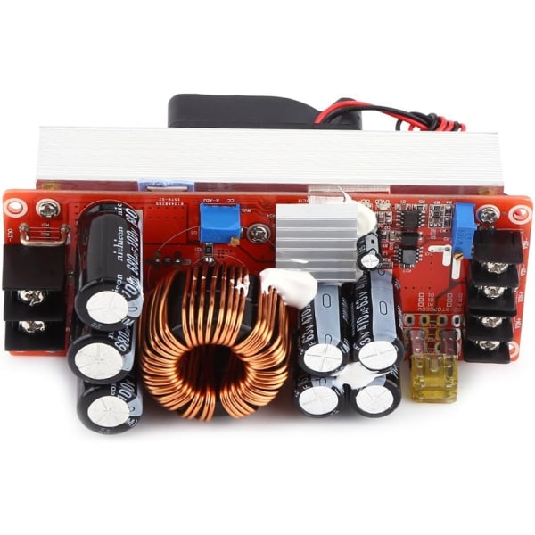 1500W 30A DC-DC tehostusmoduuli Step-Up -muunnin Virtalähdemoduuli