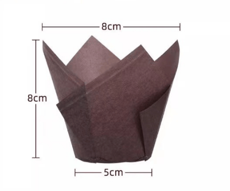 200 stk. cupcakeforme, papirmuffinforme, tulipan bagepapirforme, papir