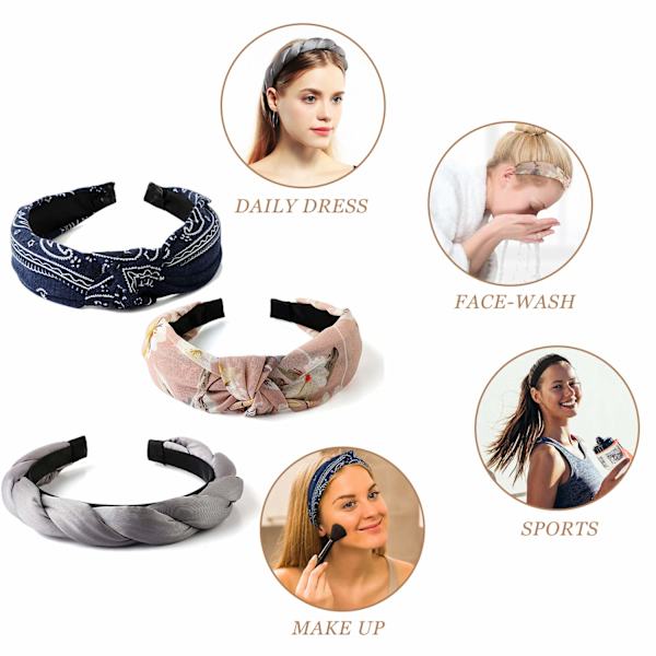 Pannat naisille Solmitut Pannat Boho Pannat Diademas Para Mujer De Moda