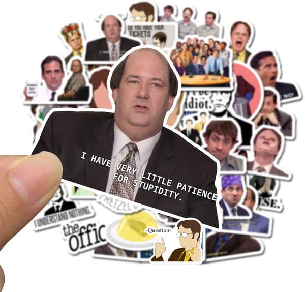 The Office -tarrapaketti, 50 tarraa - The Office -tarrat