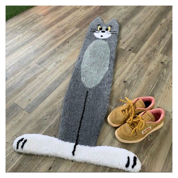 Tom Cat Rug Konturerad Tjock Imitation Cashmere Matta 70*120cm