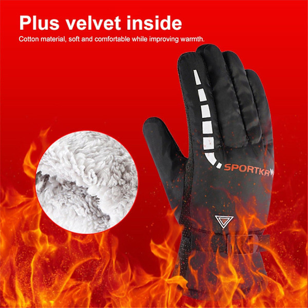 1 par skihandsker svedabsorption varme justerbar bred applikation