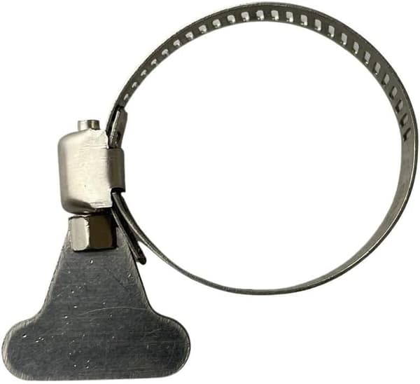 10 stk rustfrie stål sommerfuglslangeklemmer 14-27mm